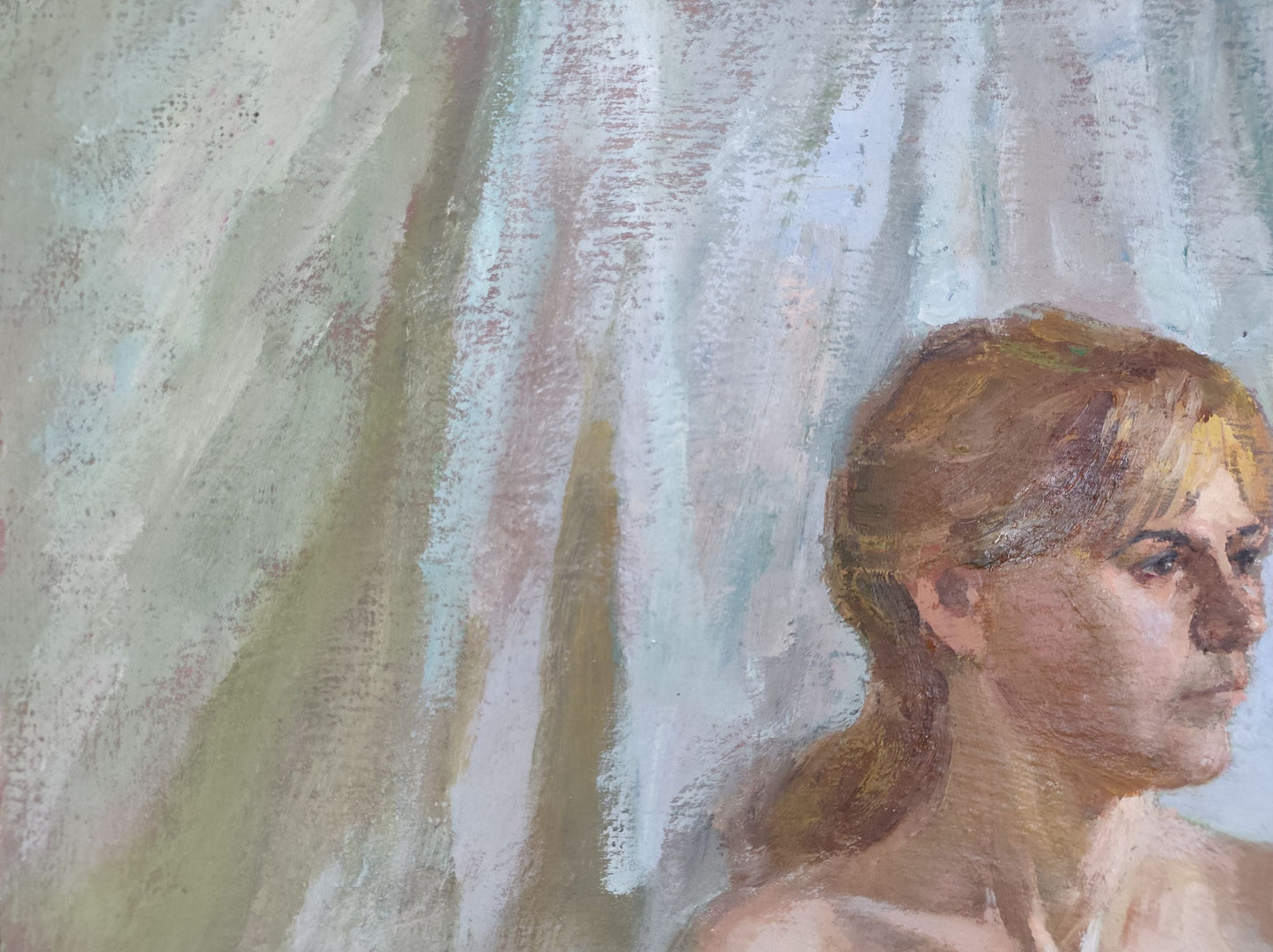 Oil painting Naked