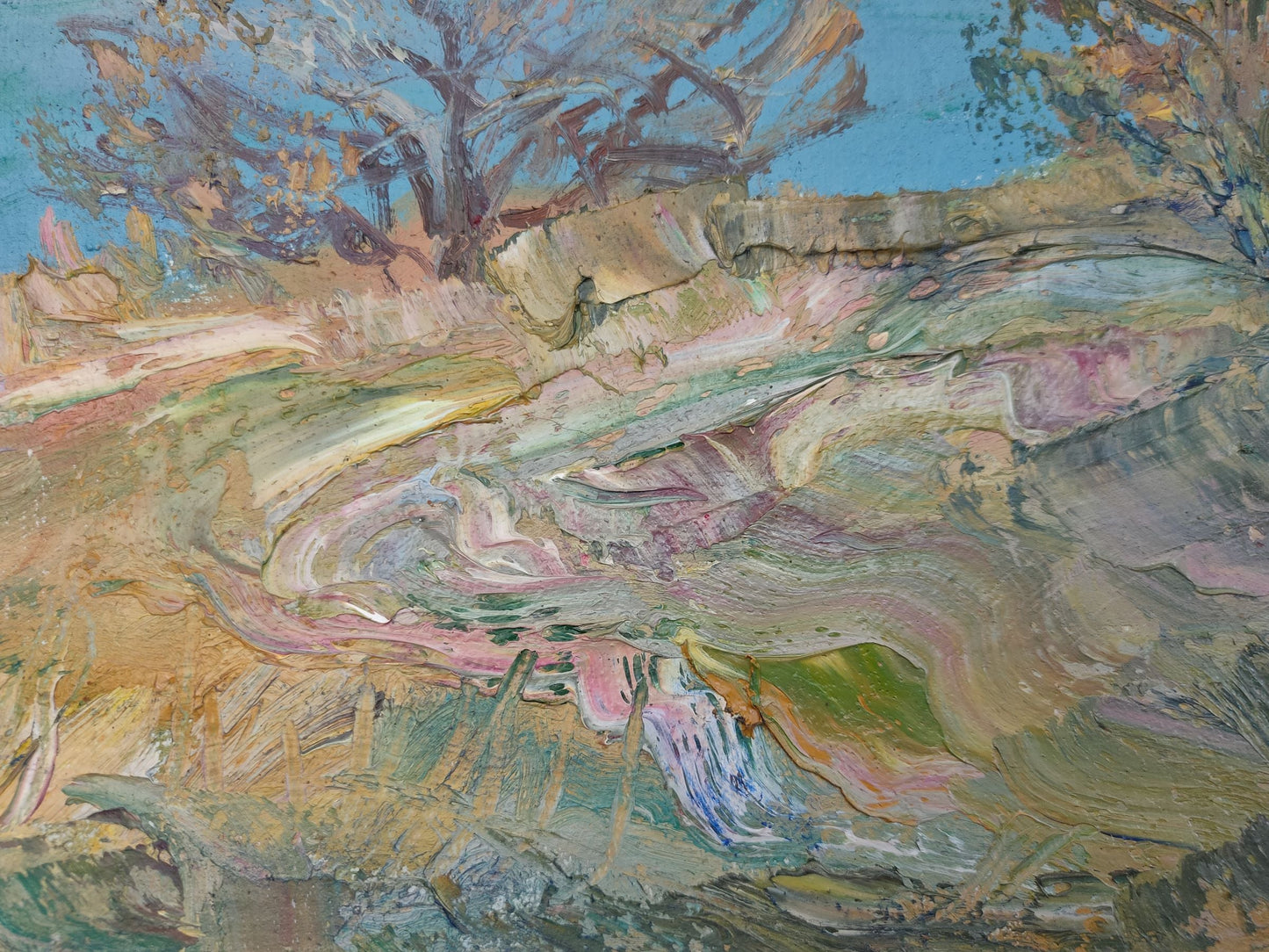V. V. Mishurovsky's oil painting captures the tranquil beauty of the sea