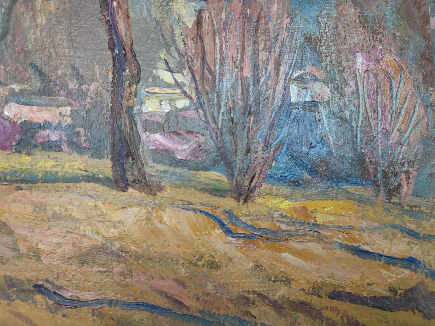 Oil painting March