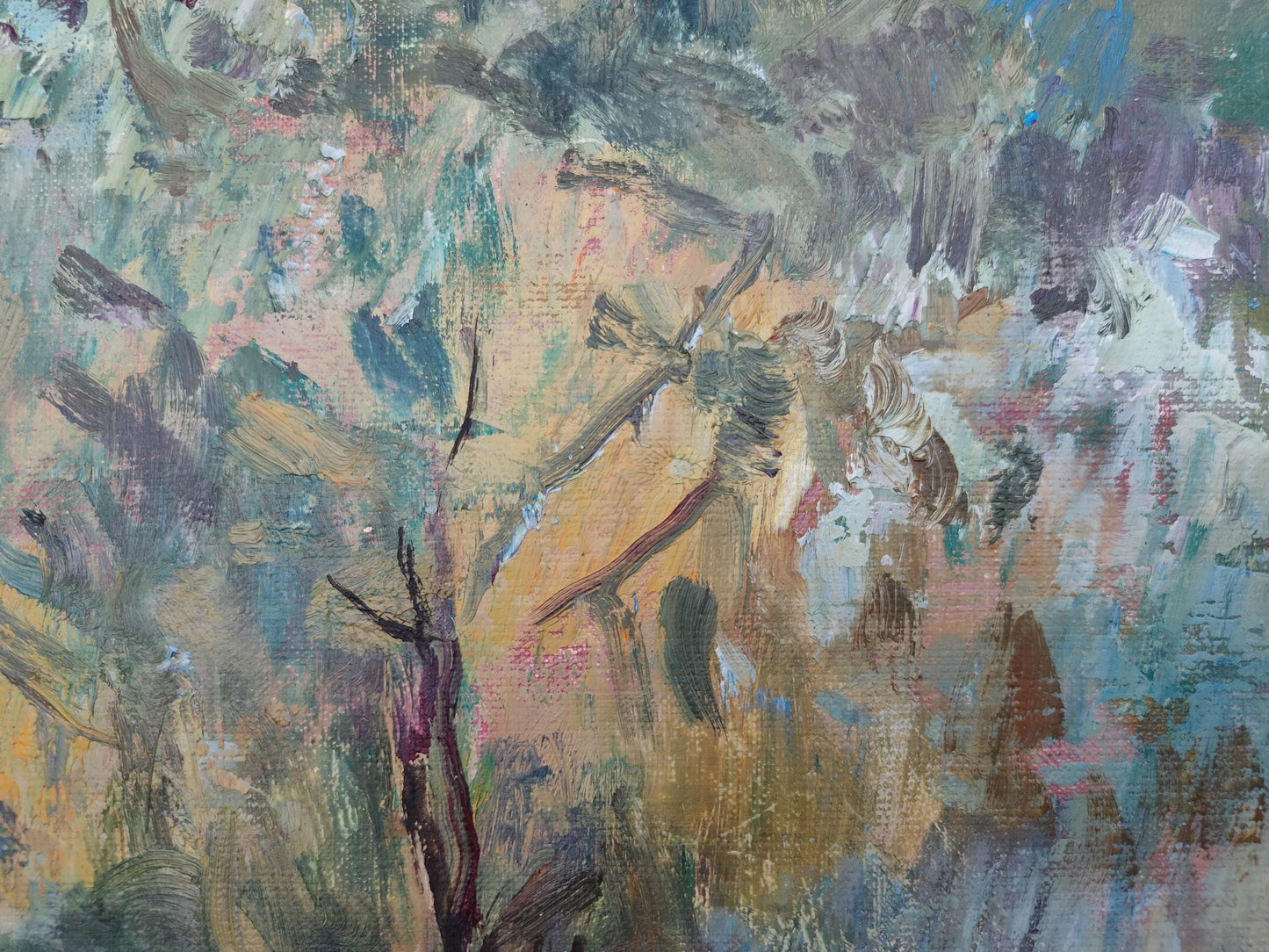 V. V. Mishurovsky's oil painting capturing the morning scene