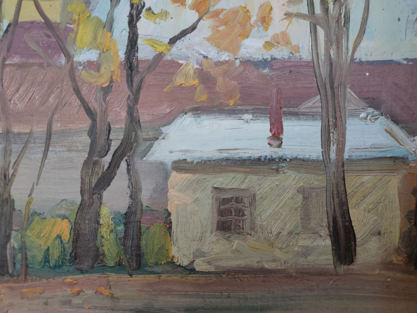 Oil painting Autumn