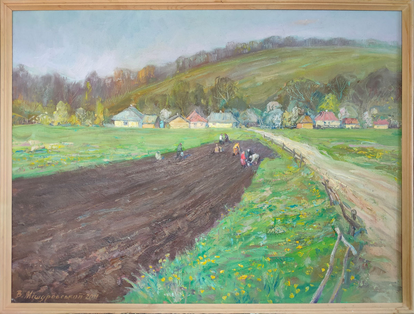 Oil painting Mother Earth Mishurovsky V. V.