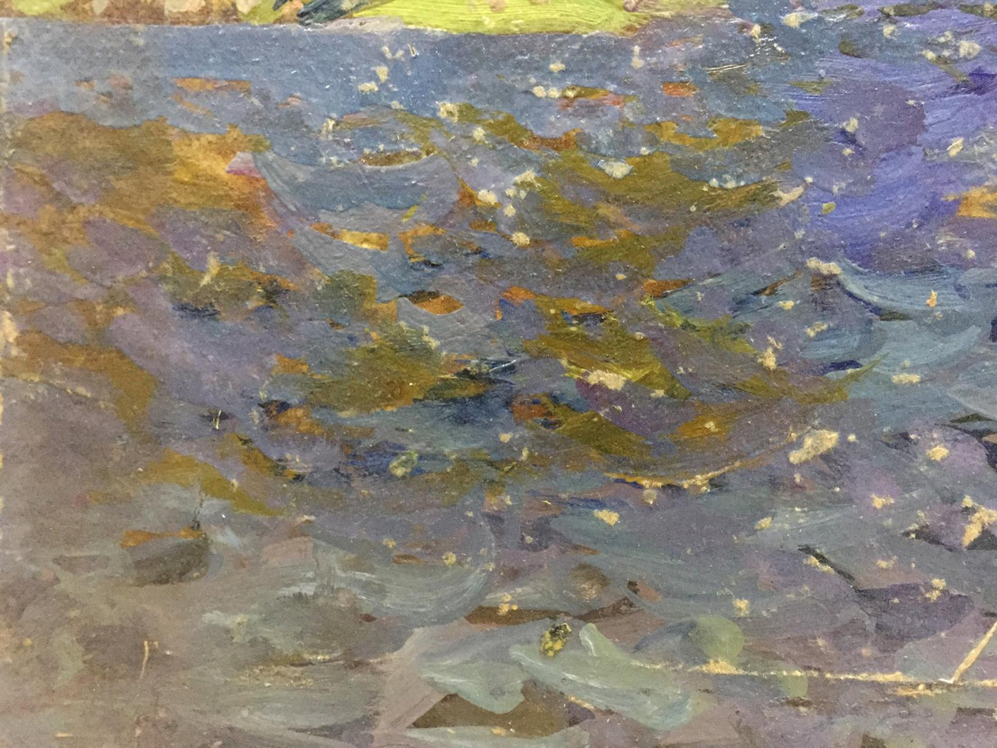 Painting River Landscape