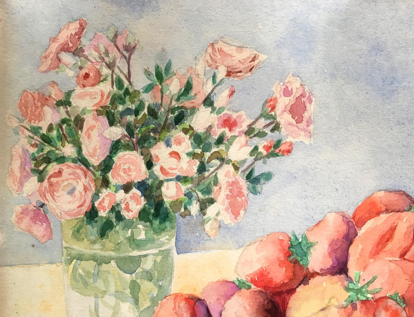 Watercolor painting Still life Yaremchenko I. P.