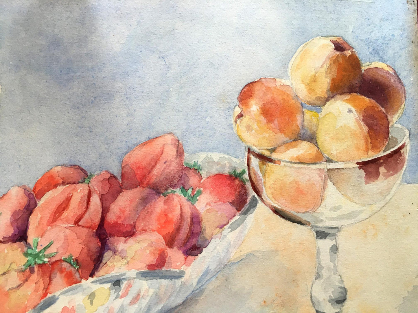 Watercolor painting Still life Yaremchenko I. P.