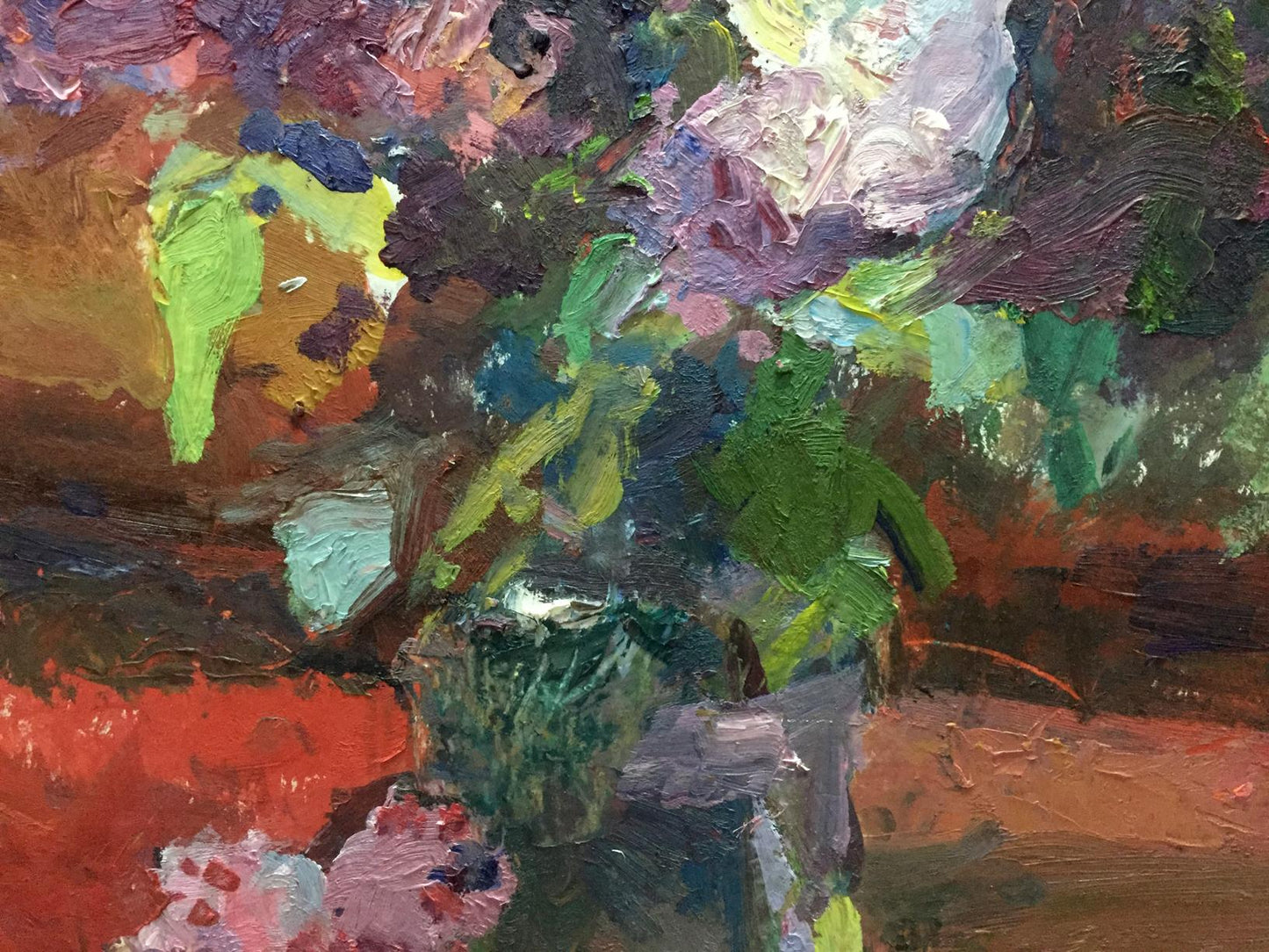 Oil painting Flowers Moses Faybovich Gantman