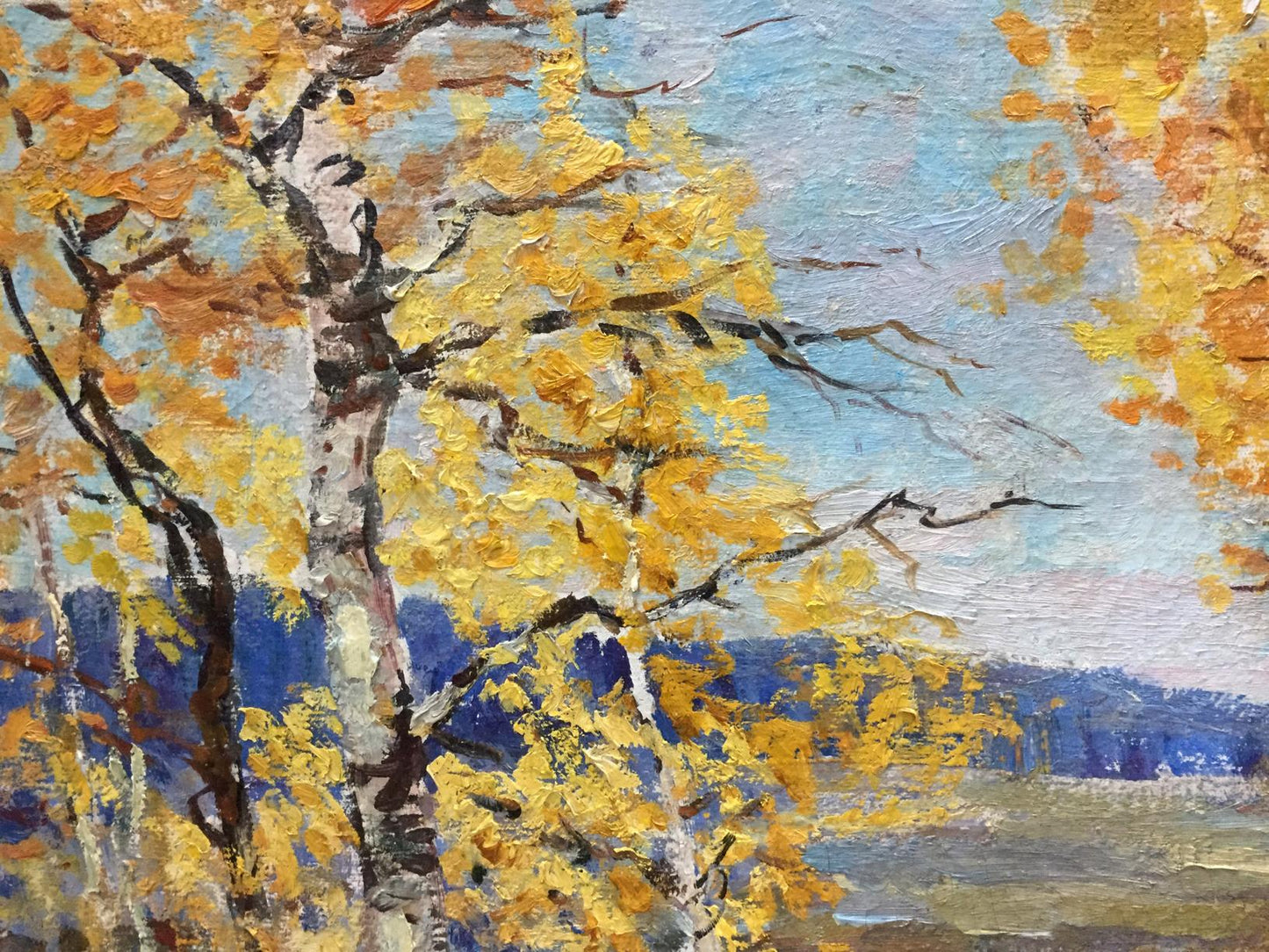 Oil painting Autumn Basov Yakov Alexandrovich