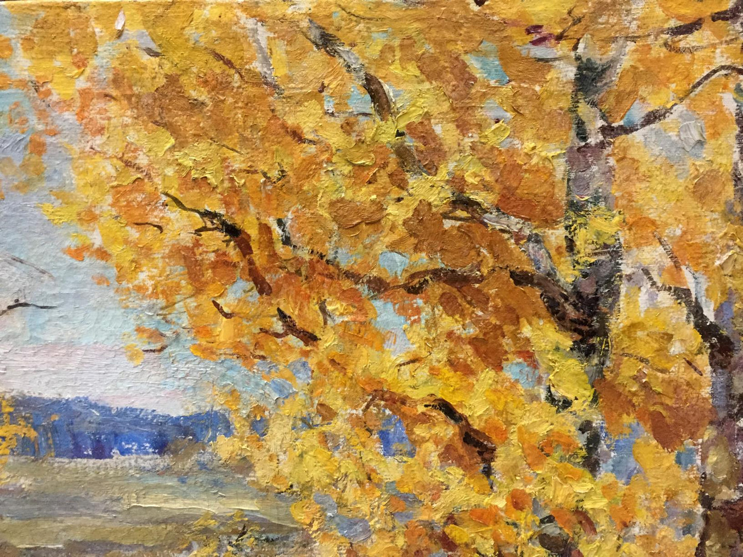 Oil painting Autumn Basov Yakov Alexandrovich