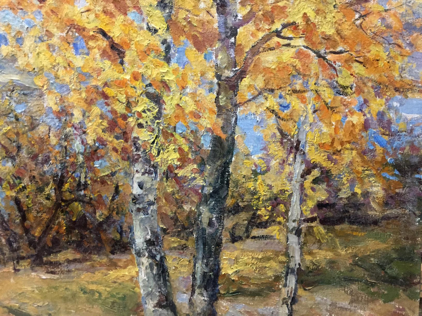 Oil painting Autumn Basov Yakov Alexandrovich