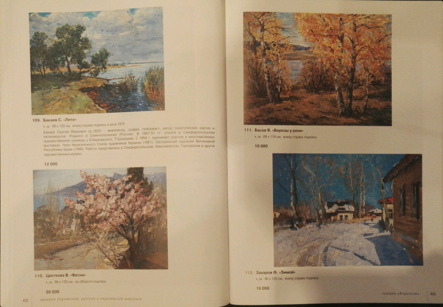 Oil painting Autumn Basov Yakov Alexandrovich