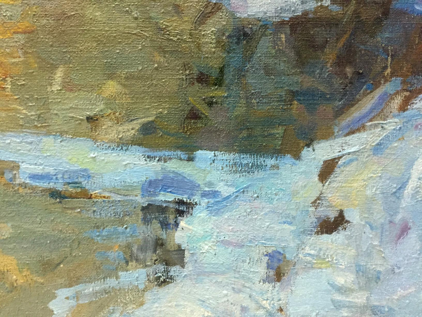 winter painting art