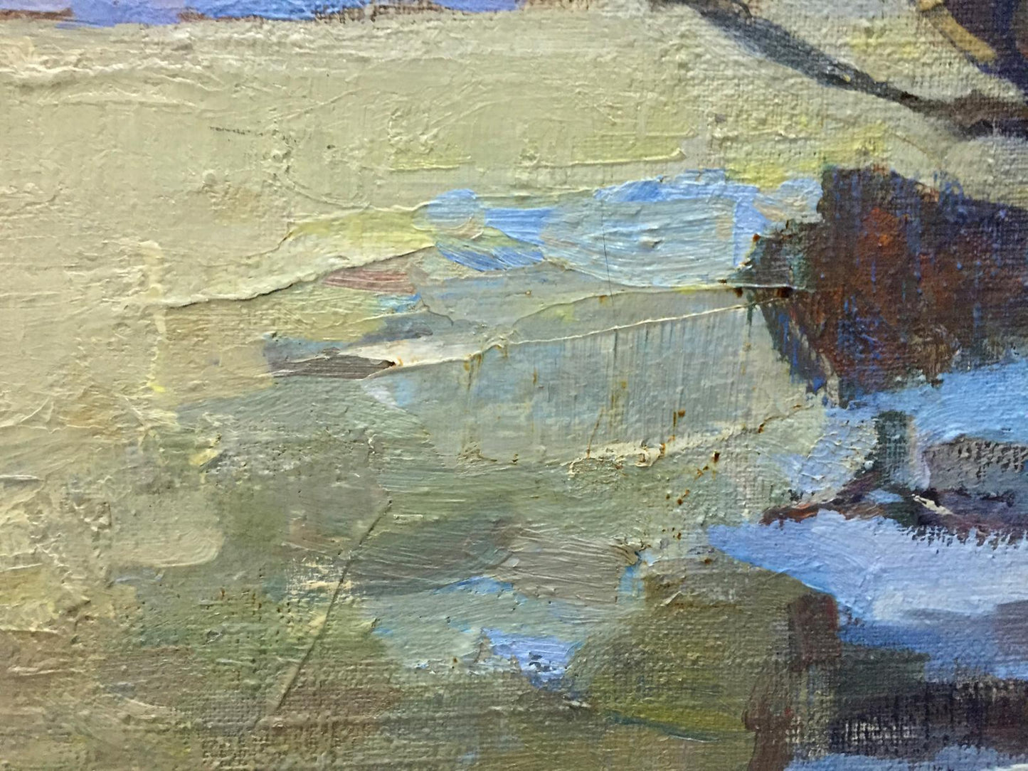 oil winter painting