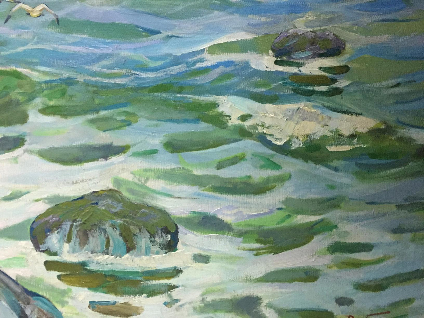 Oil painting Seascape Dubish Ivan Ivanovich