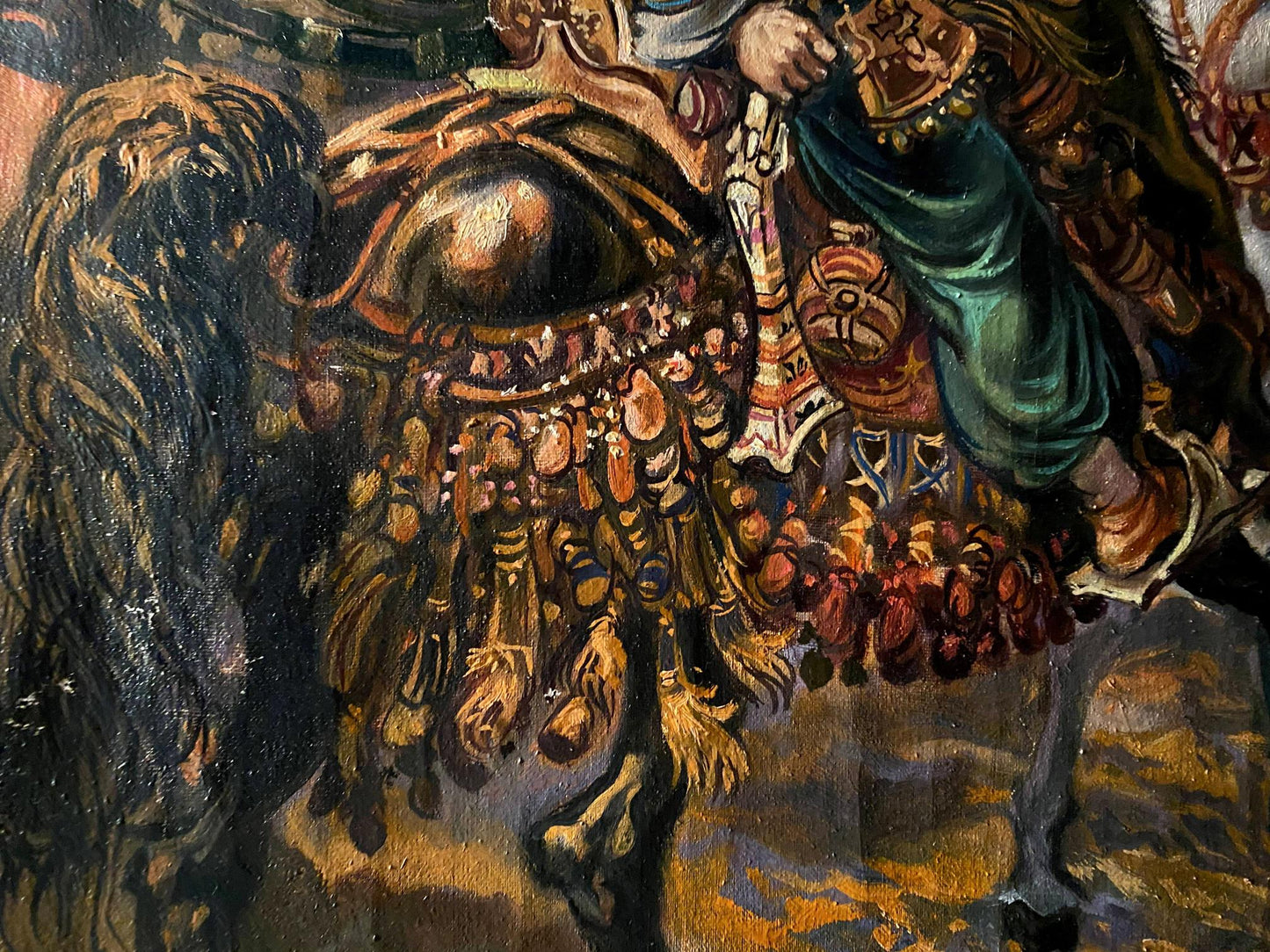 painting horses