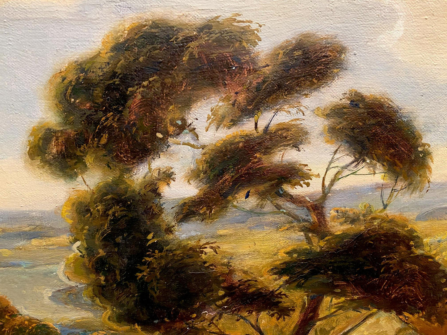 oil forest art