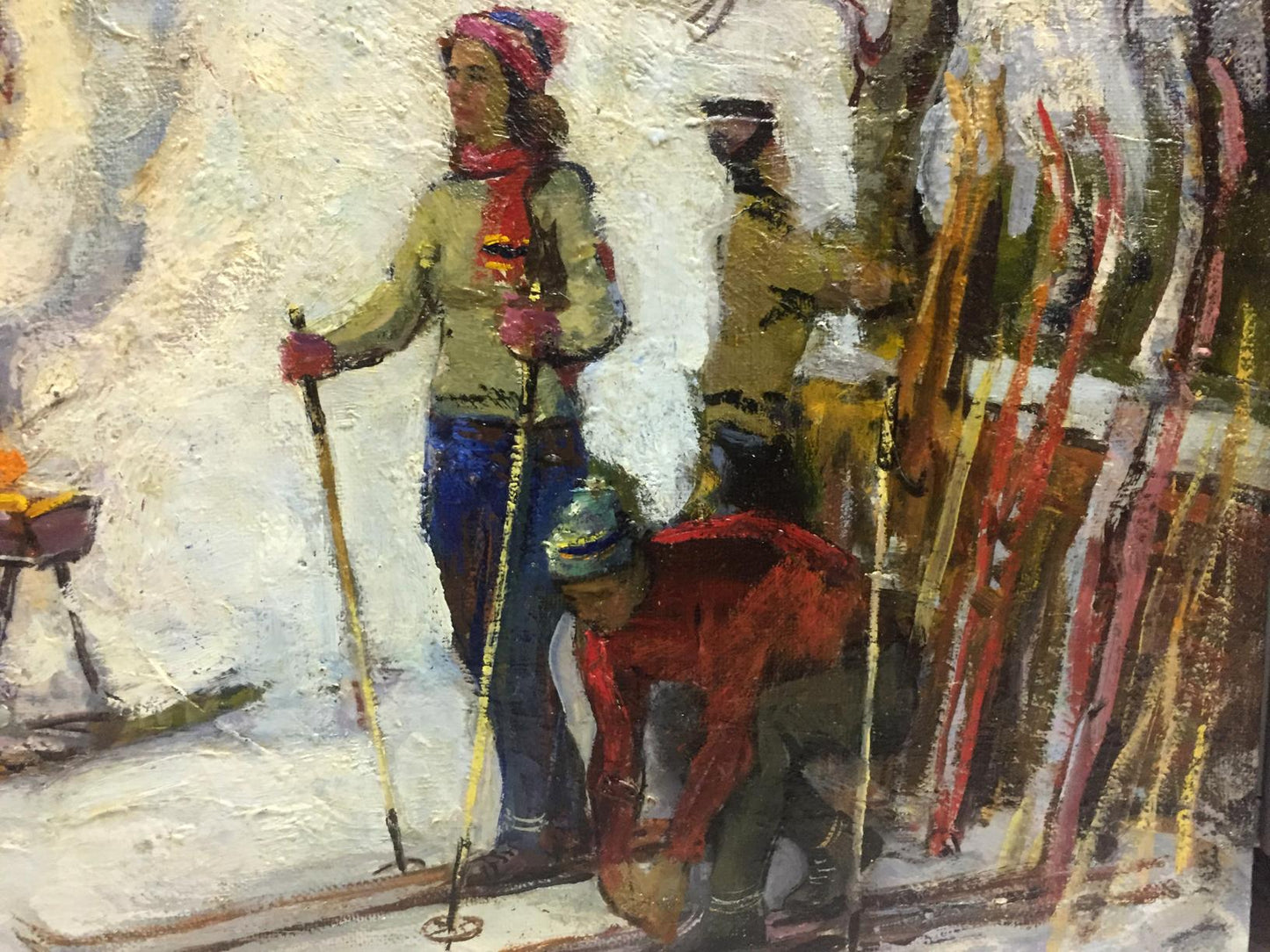 Oil painting On a day off Mikhail Kobylenkov