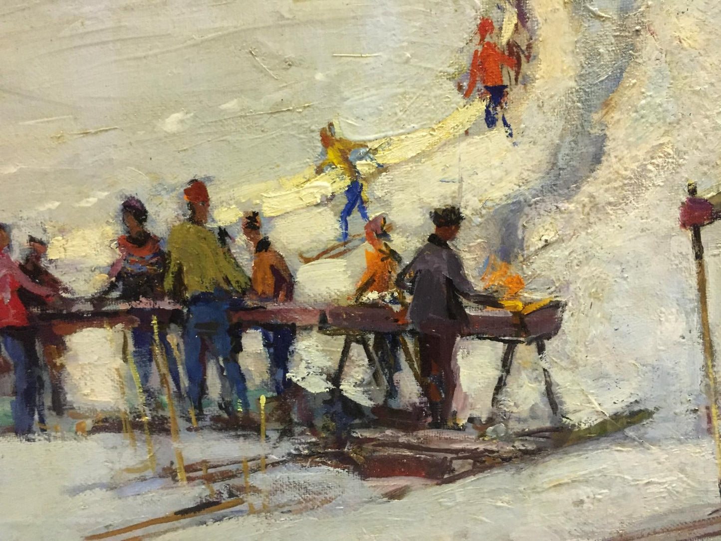 Oil painting On a day off Mikhail Kobylenkov