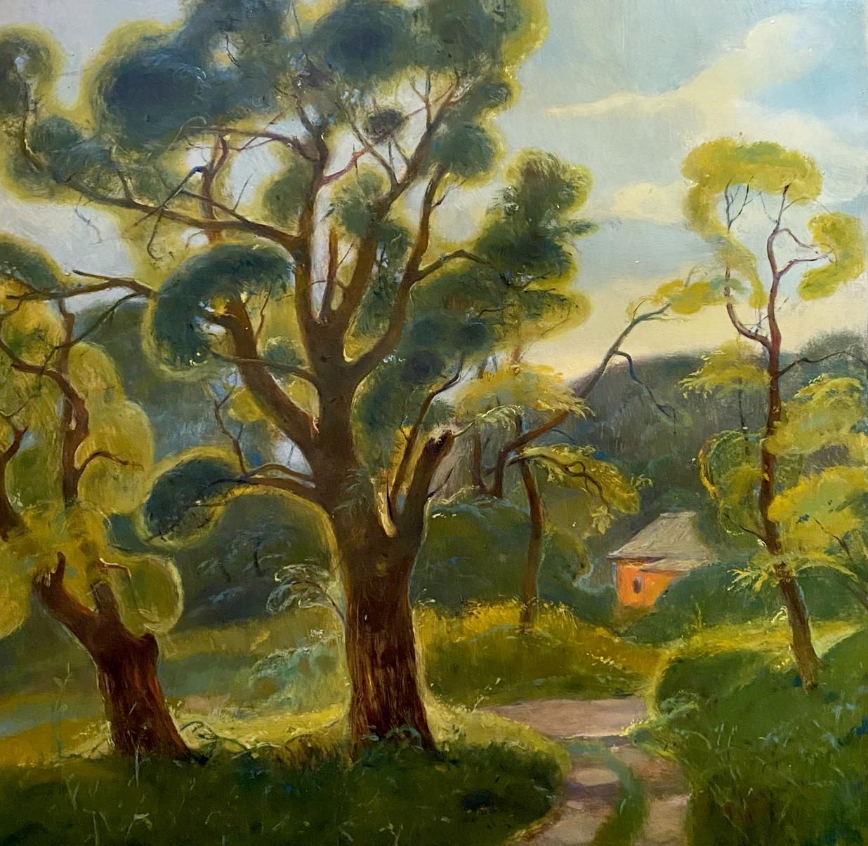 Oil painting May greens buy
