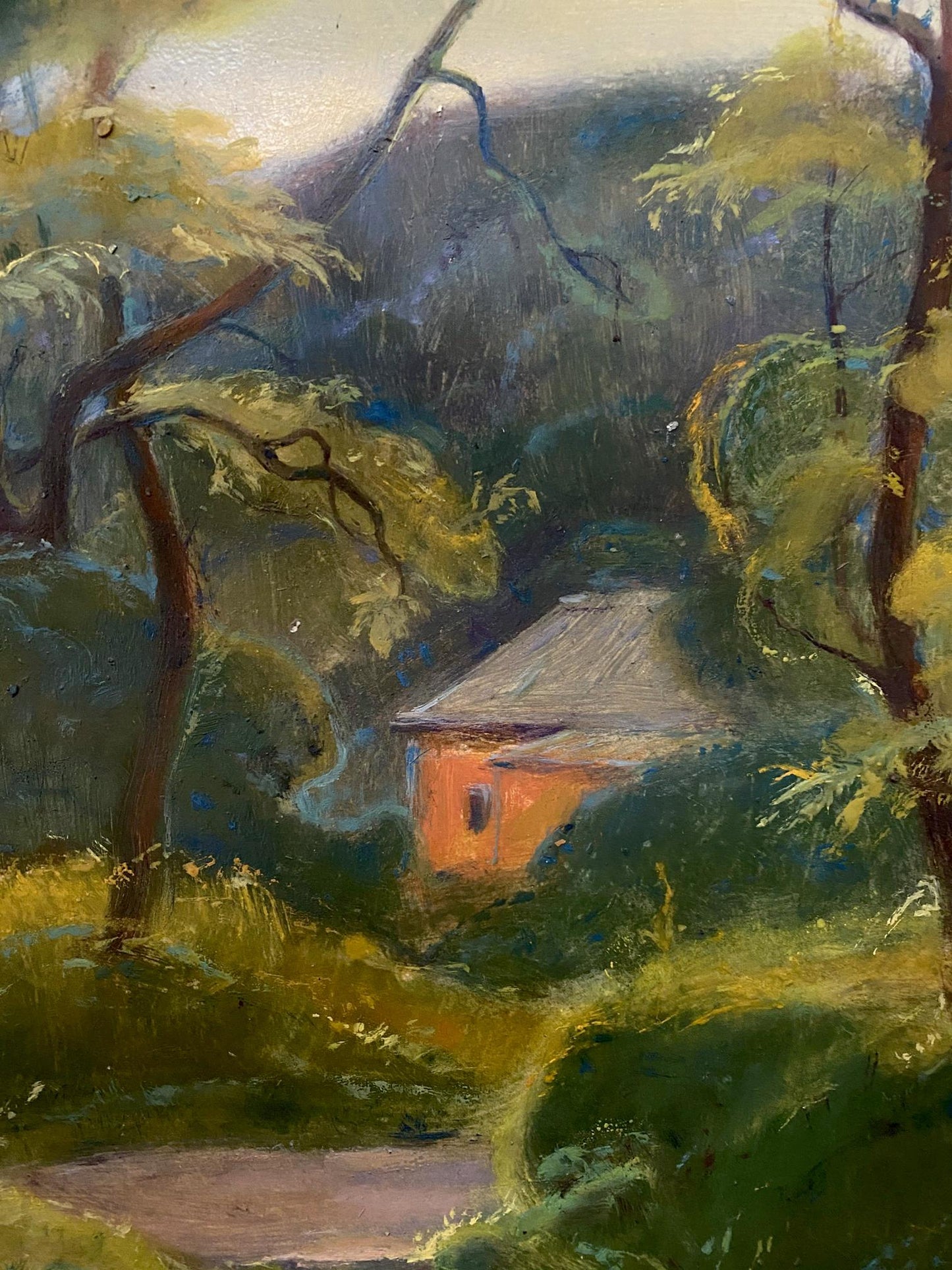 village painting