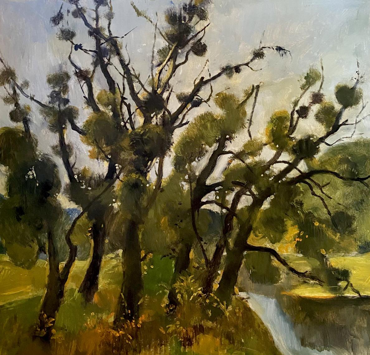Oil painting The last days of autumn buy