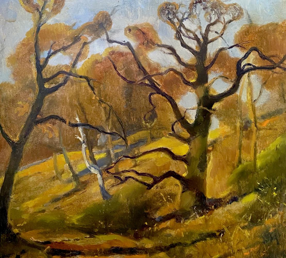 Oil painting Bright autumn day buy