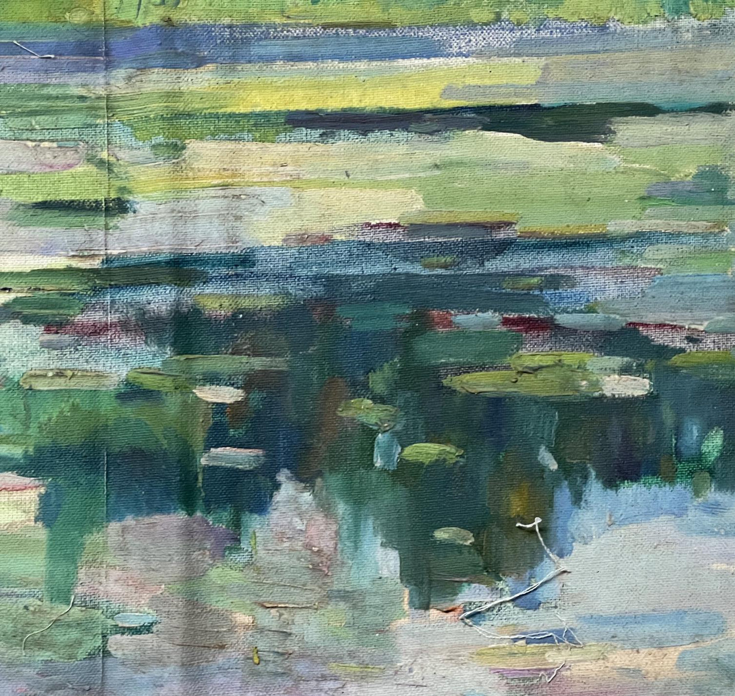 Oil Painting River Landscape