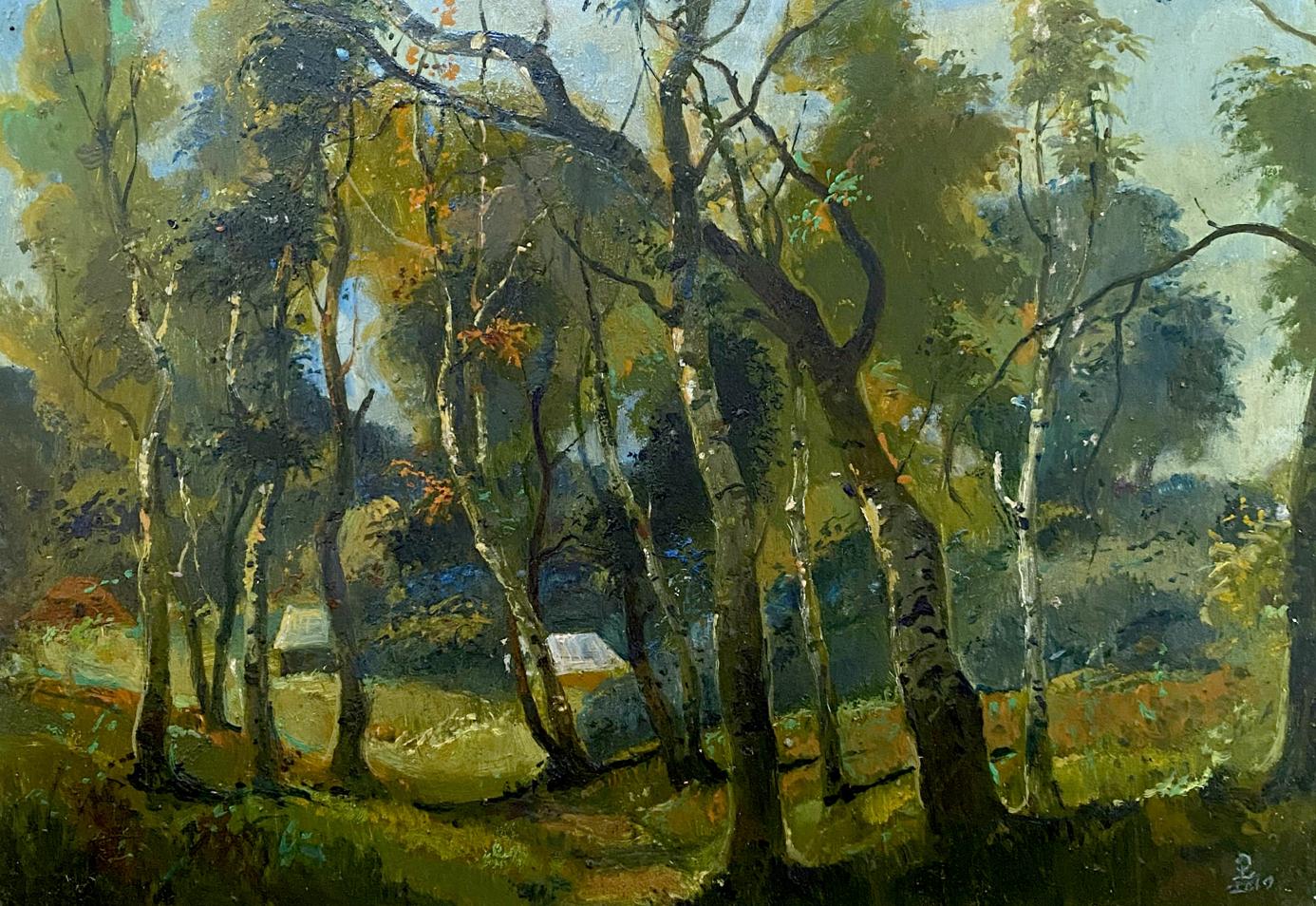 Oil painting Autumn is approaching buy