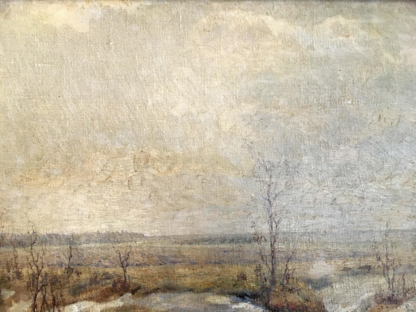 Oil painting Fall has come Popov Alexey Alekseevich