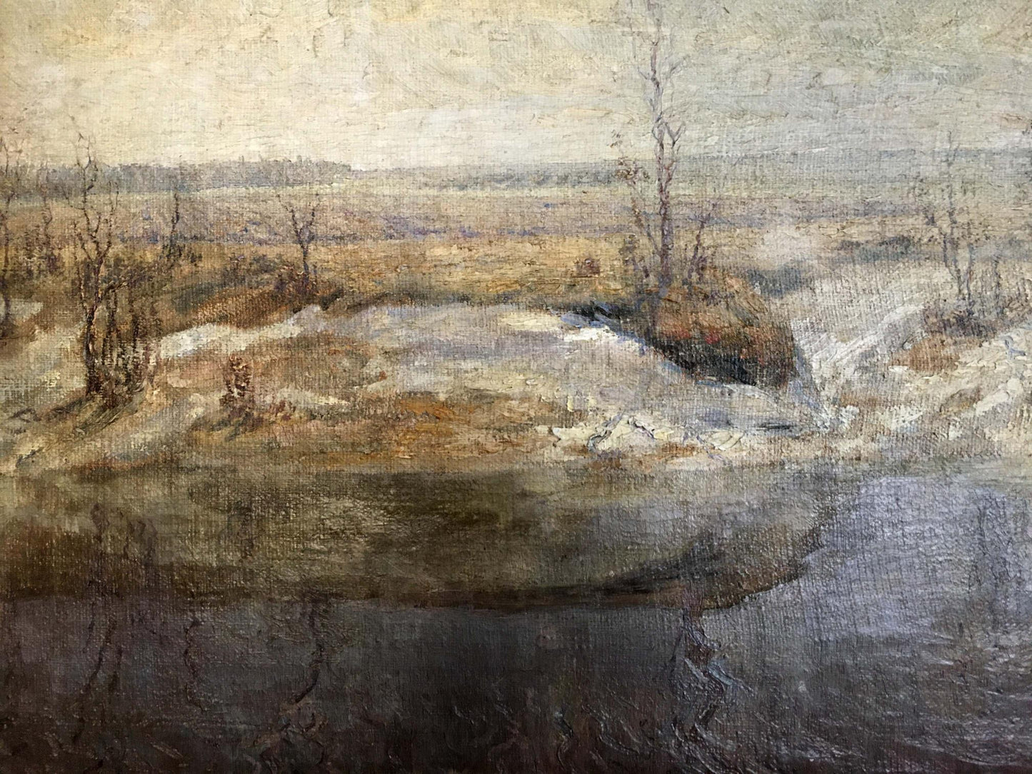 Oil painting Fall has come Popov Alexey Alekseevich