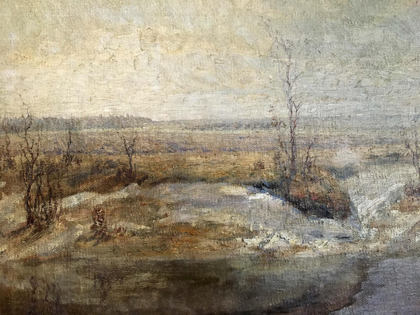 Oil painting Fall has come Popov Alexey Alekseevich