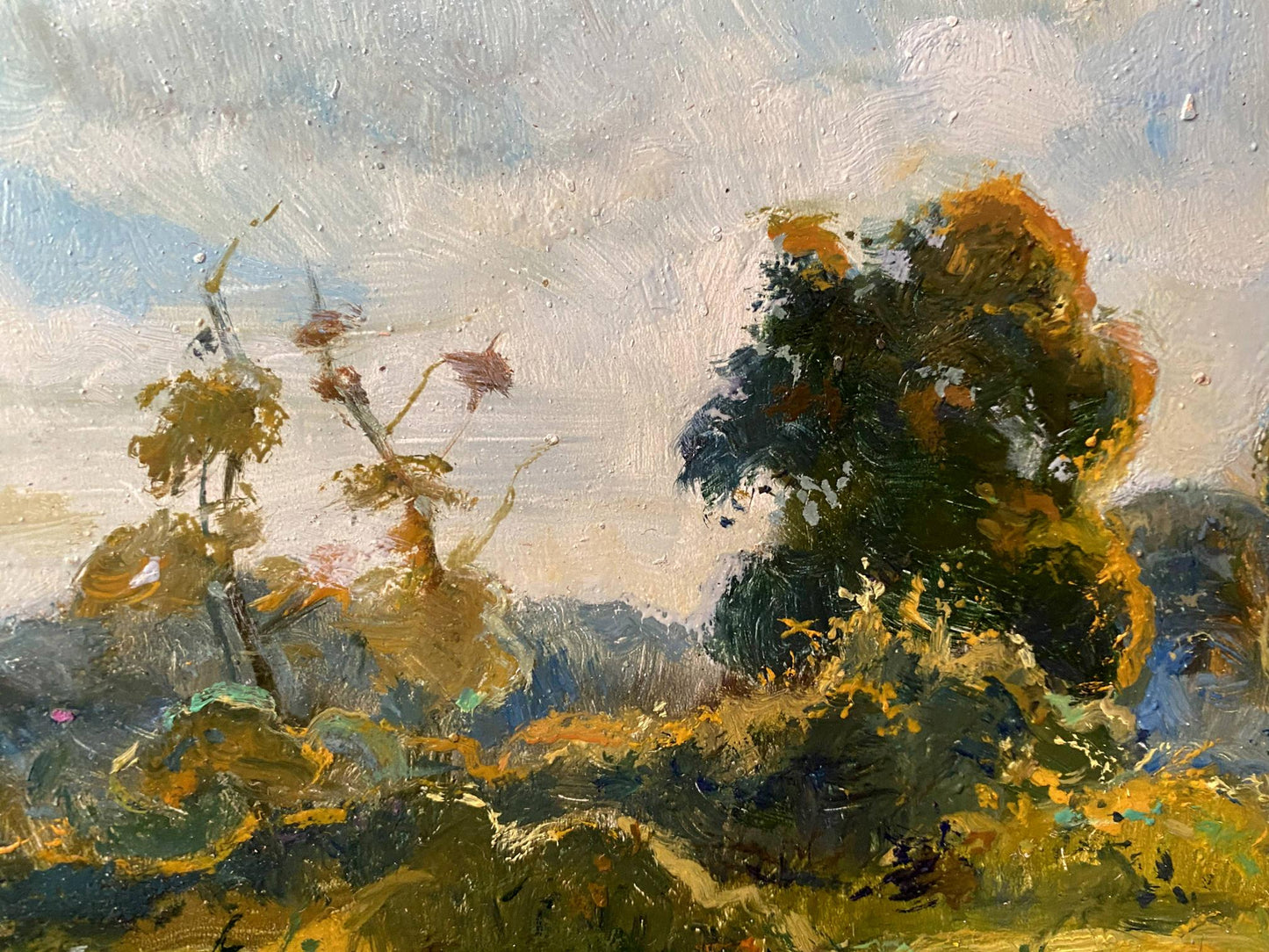 oil forest art