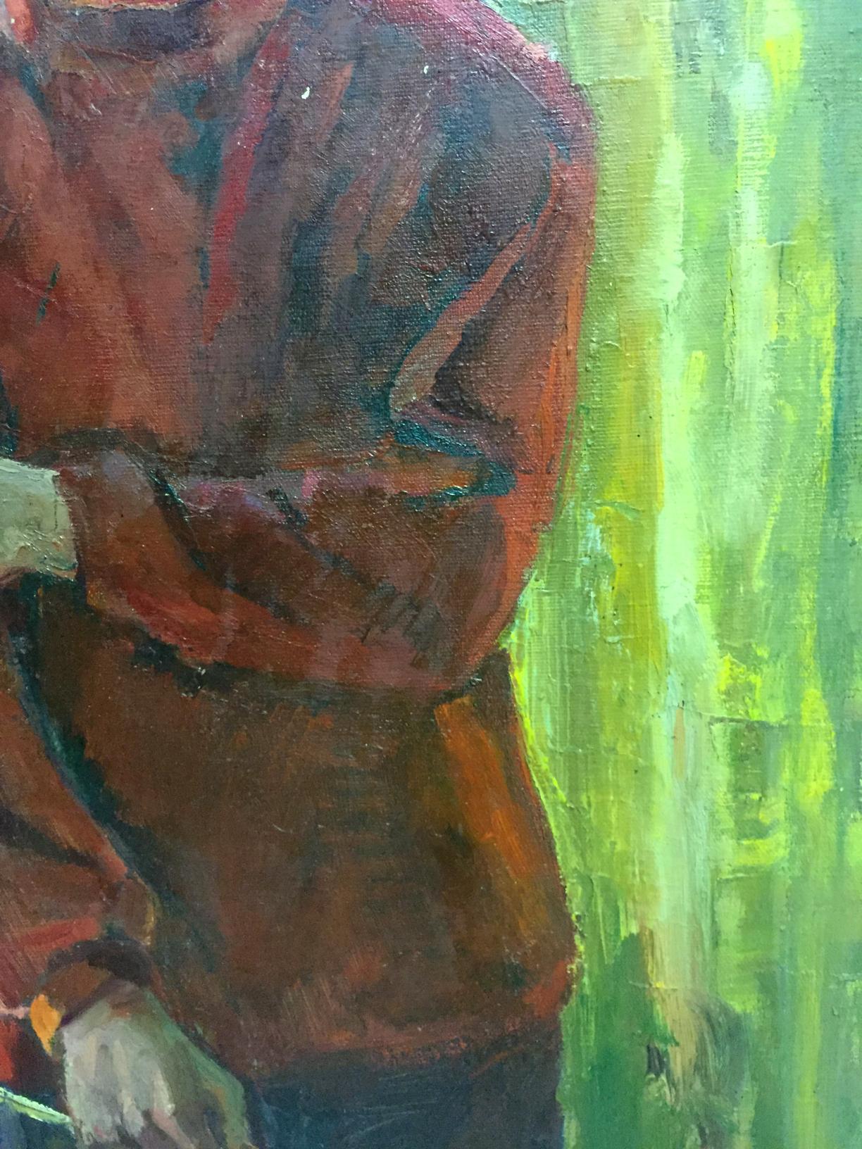 Oil painting Portrait of the artist Zhabinsky Leonid Andreevich