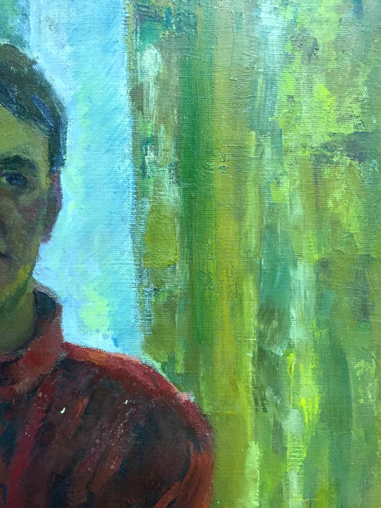 Oil painting Portrait of the artist Zhabinsky Leonid Andreevich