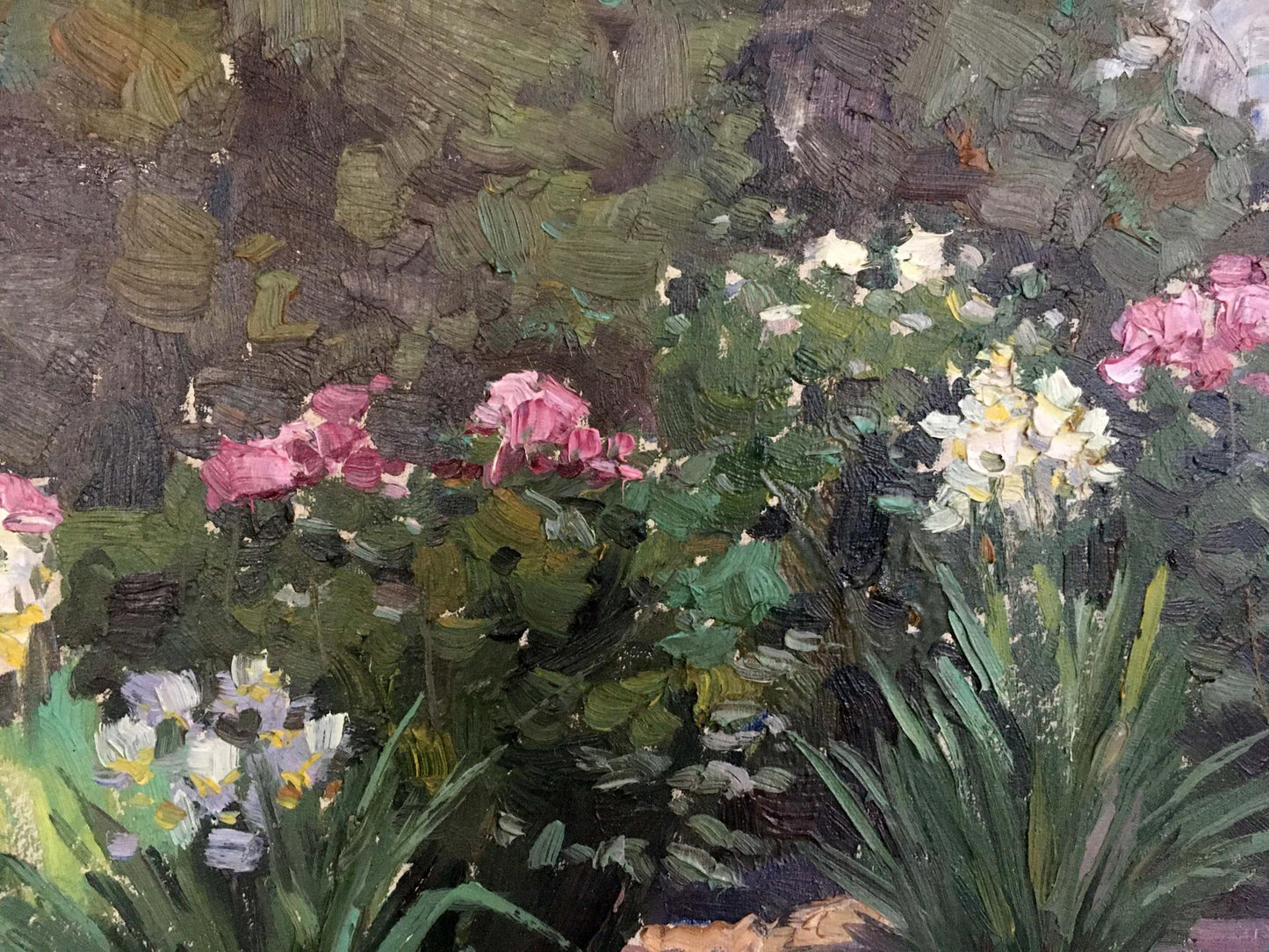 G. Cherkasskiy's oil painting "Flower Garden"