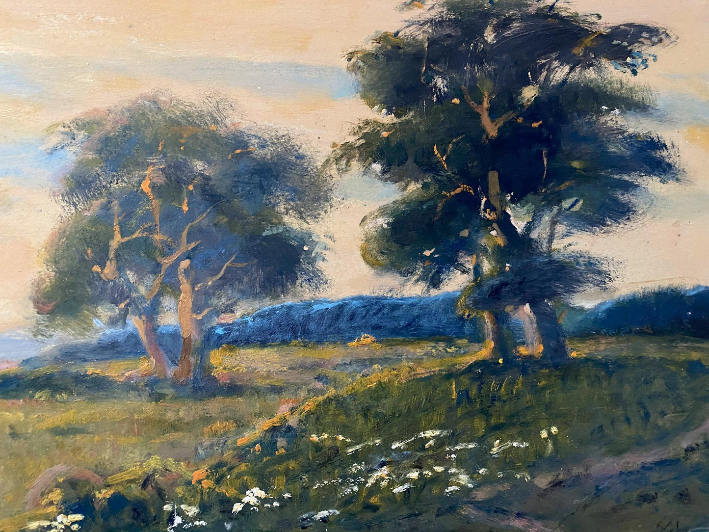 oil forest painting