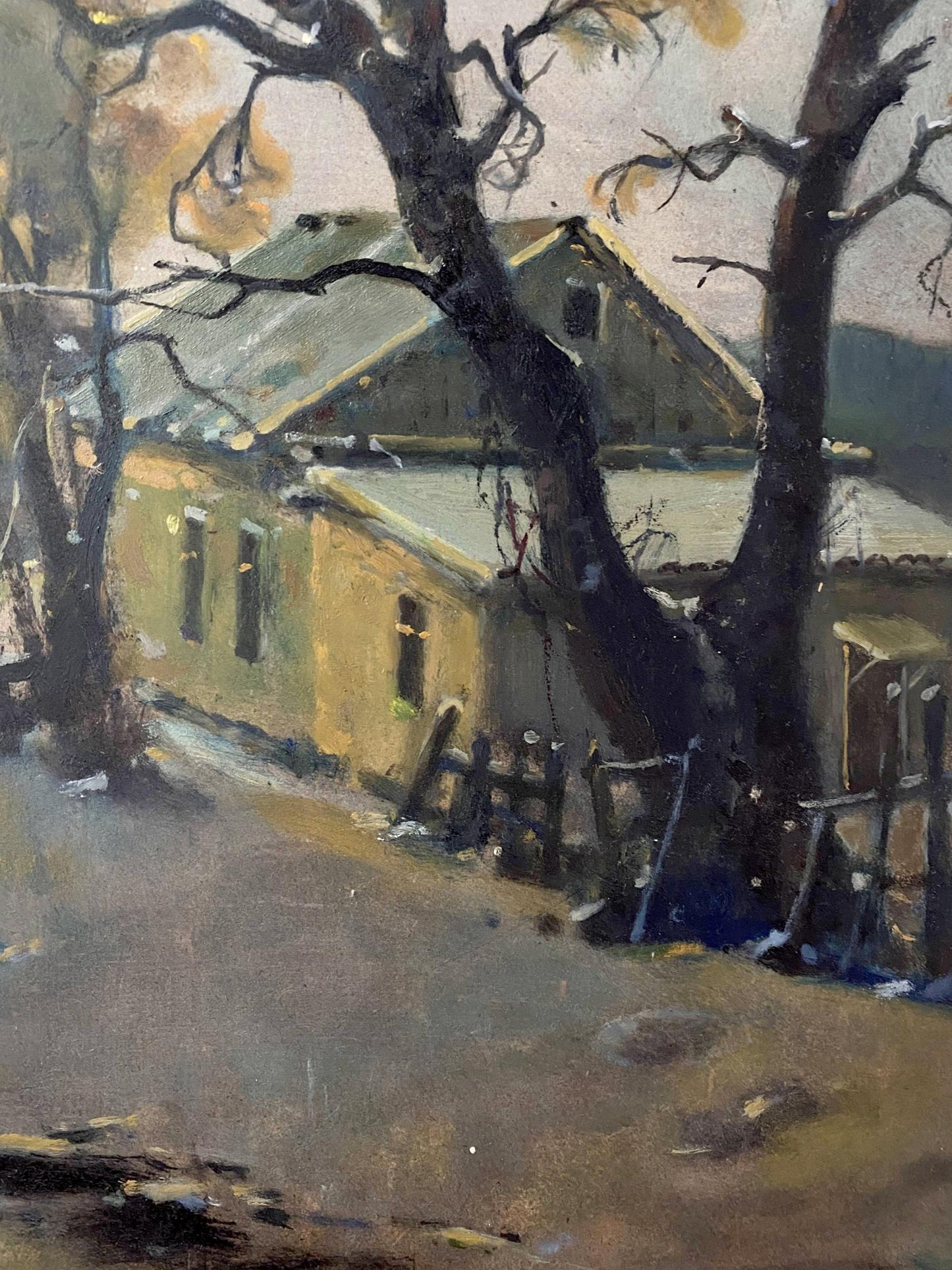 village painting