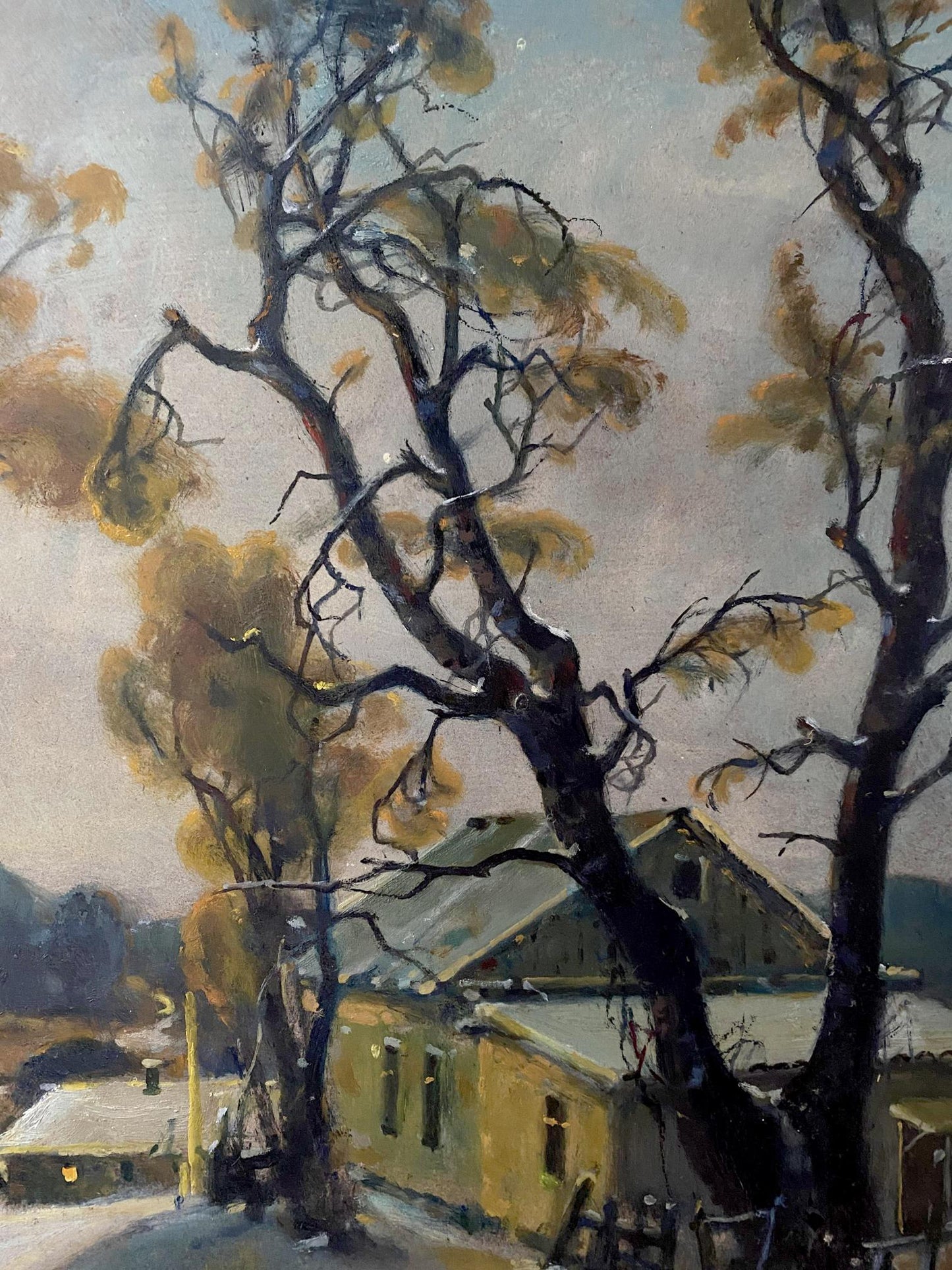 winter painting art