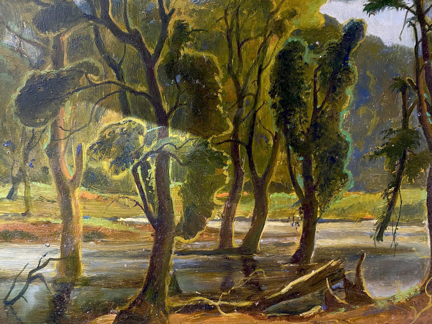 oil forest landscape