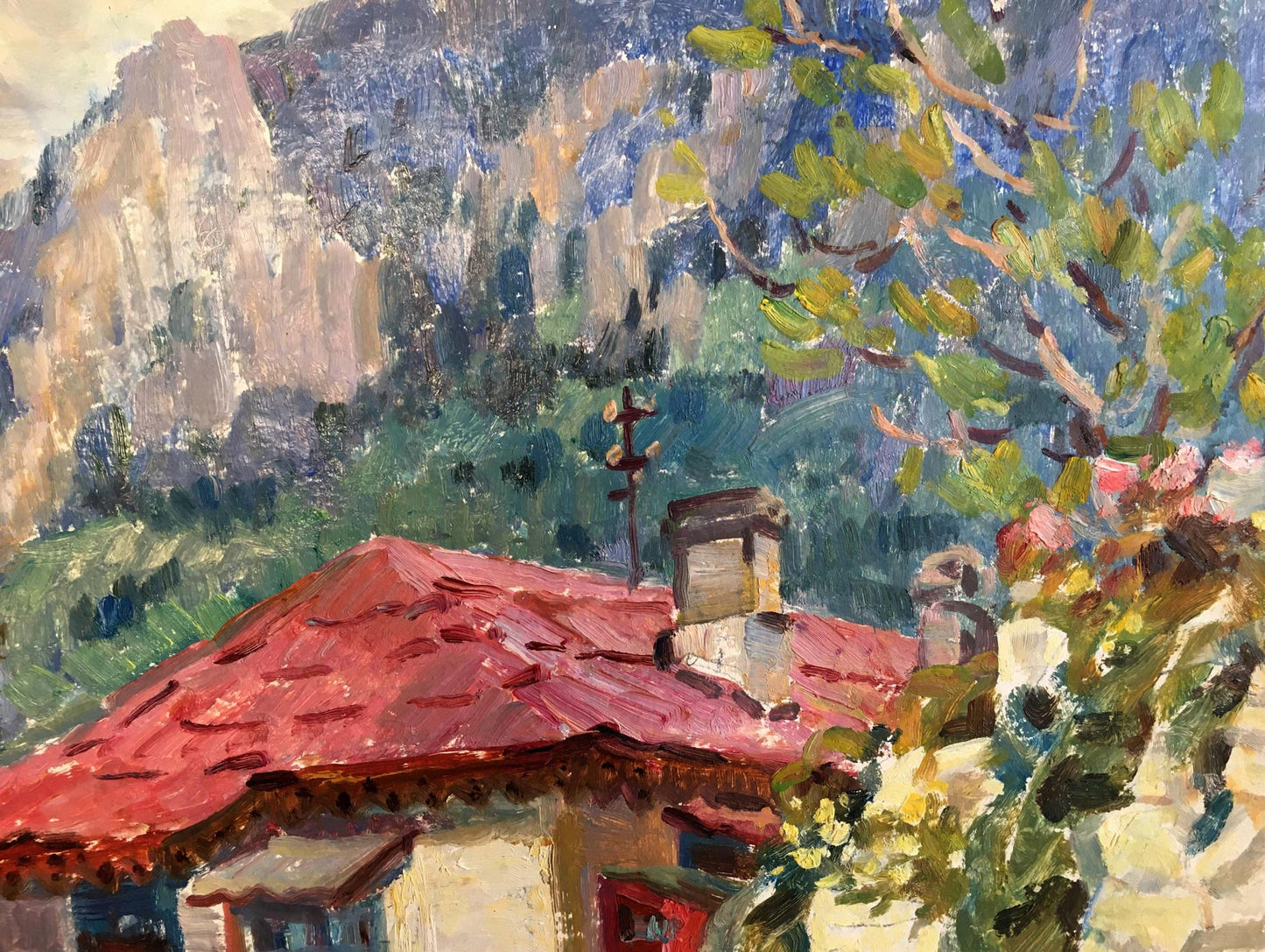 Oil painting Spring in Georgia Dziuban Ivan Feodosievich