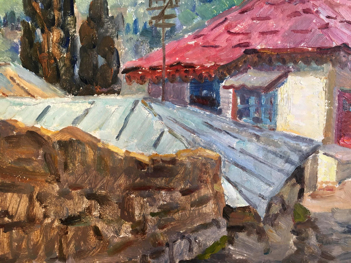 Oil painting Spring in Georgia Dziuban Ivan Feodosievich