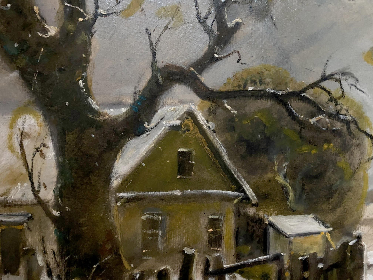 village painting