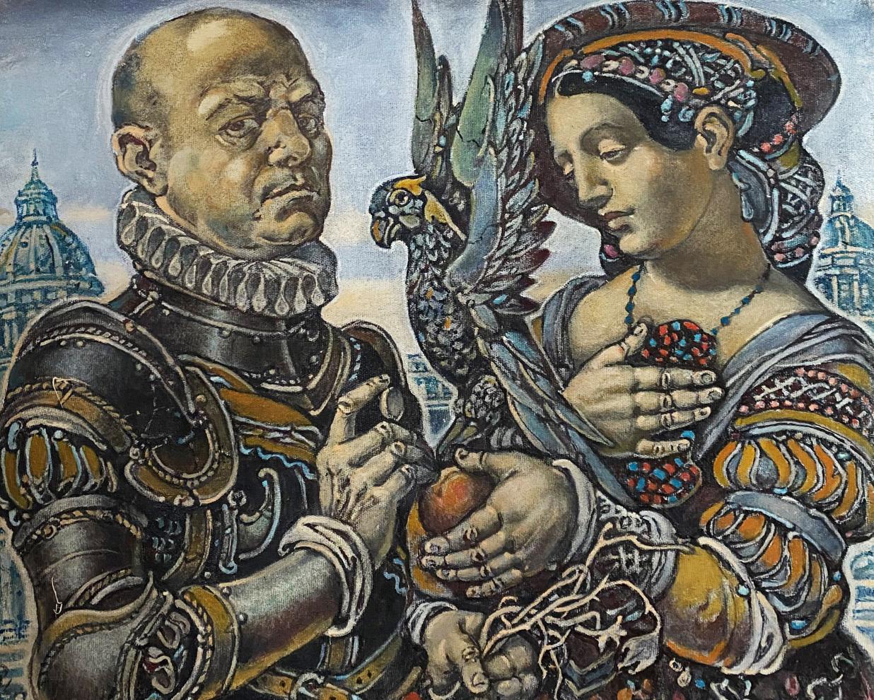 Oil painting Temptation in Rome buy