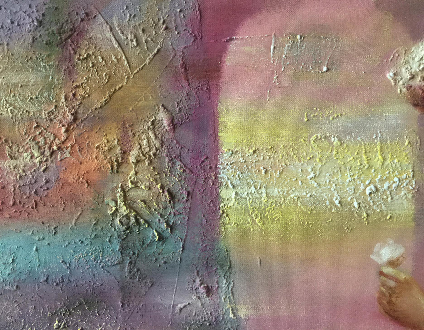 Abstract oil painting Nostalgia Anatoly Tarabanov