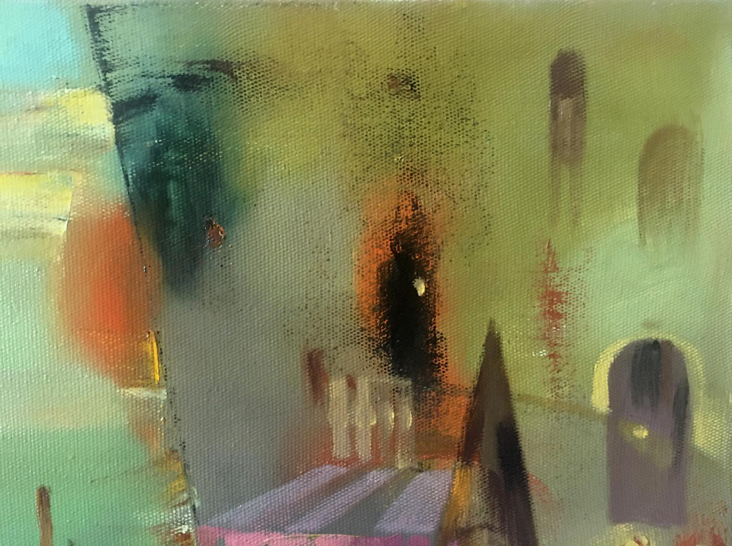 Abstract oil painting Venice Anatoly Tarabanov