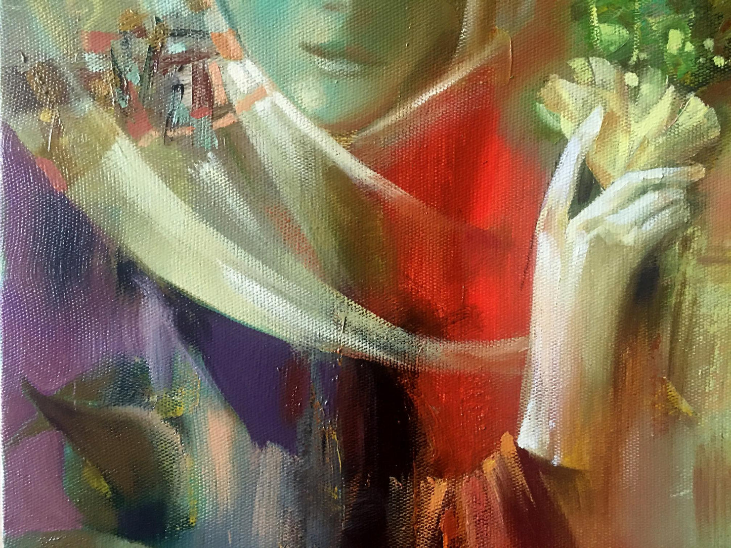 Abstract oil painting Venice Anatoly Tarabanov