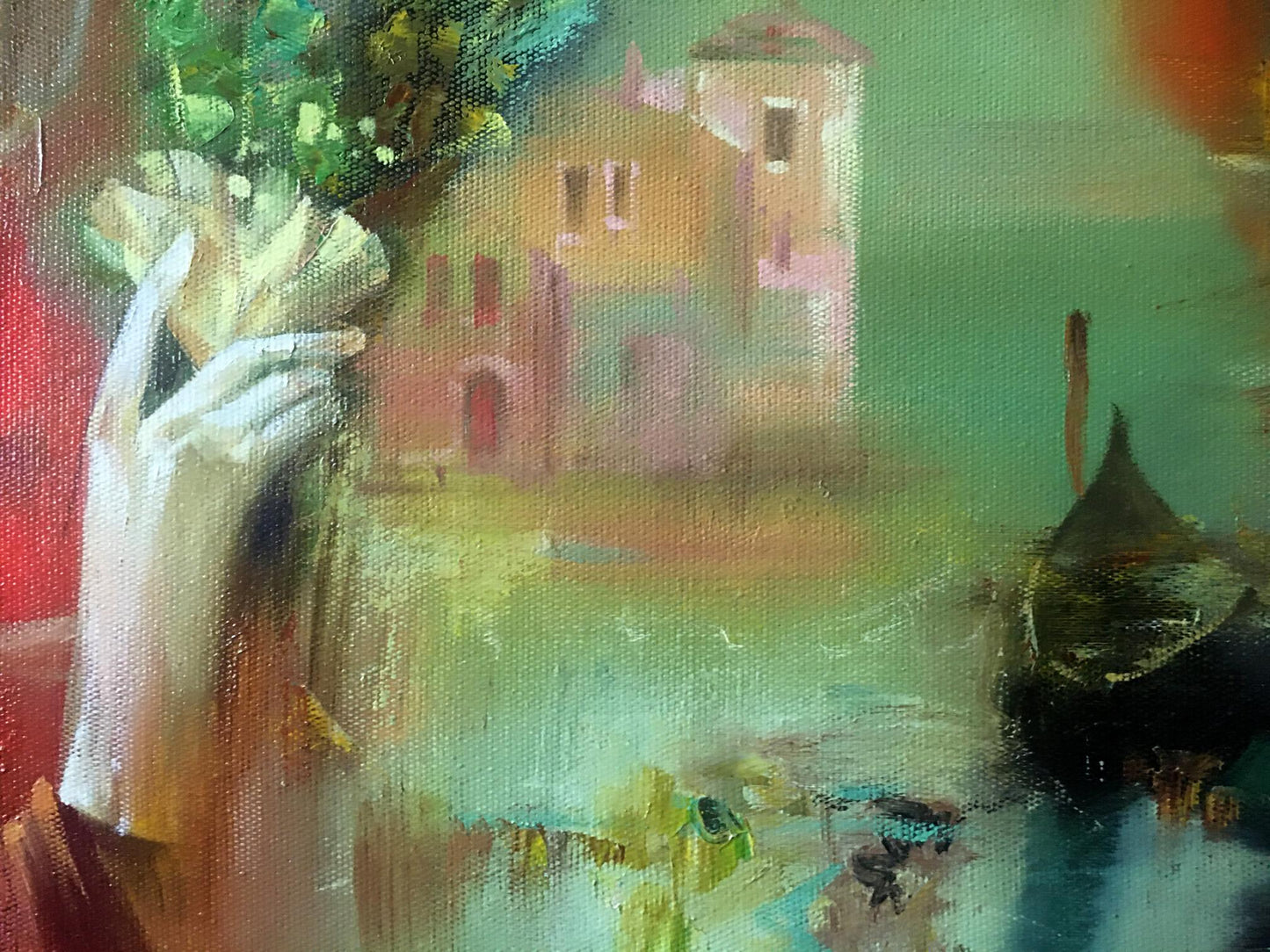 Abstract oil painting Venice Anatoly Tarabanov