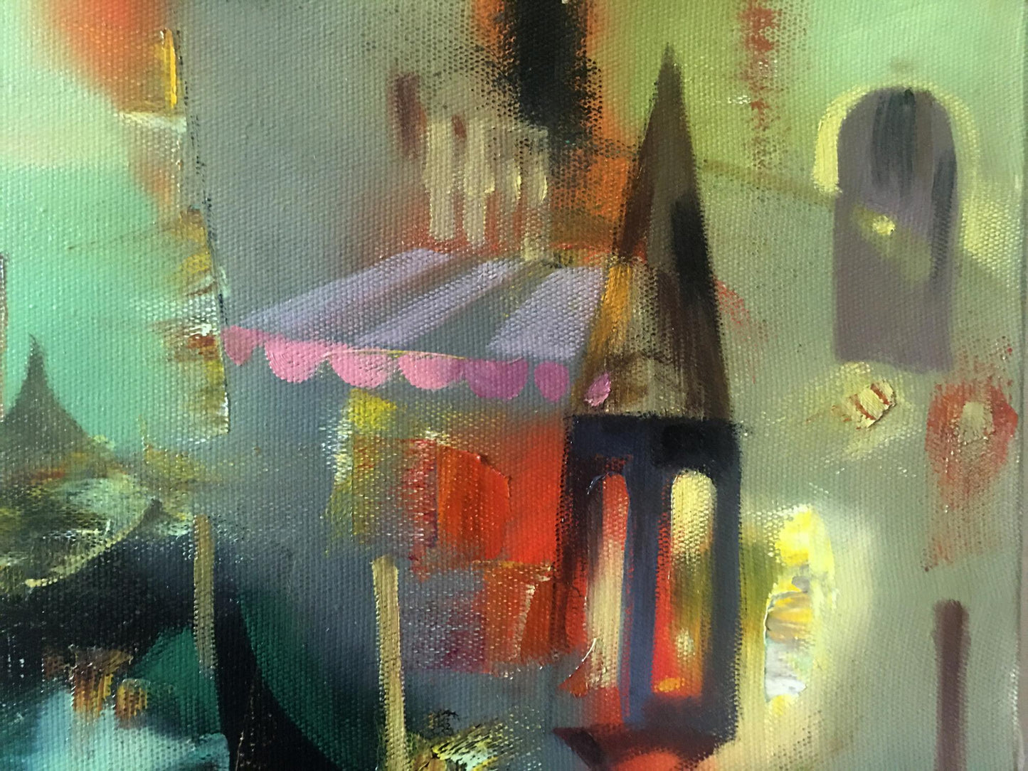 Abstract oil painting Venice Anatoly Tarabanov