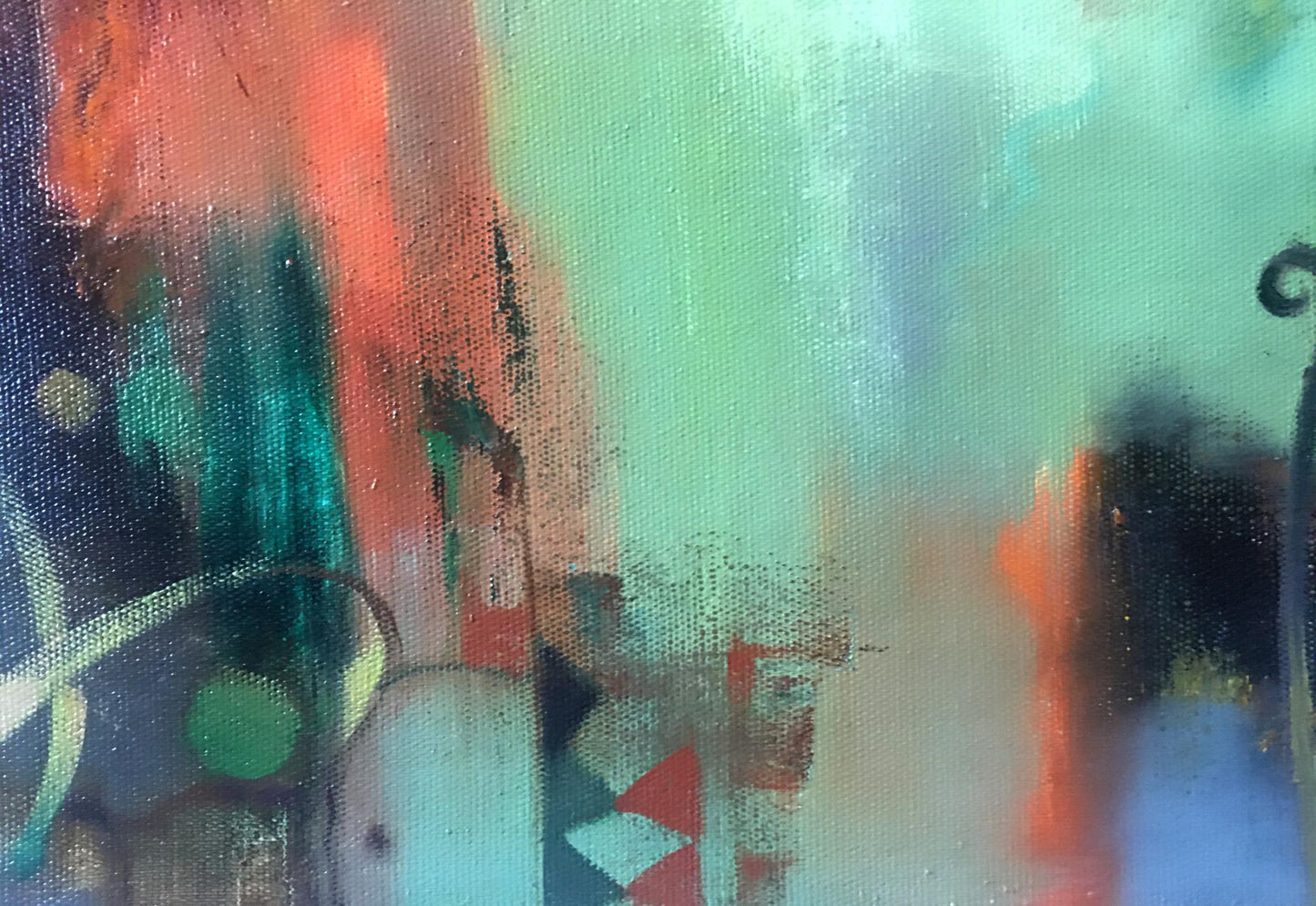 Abstract oil painting Venice Anatoly Tarabanov