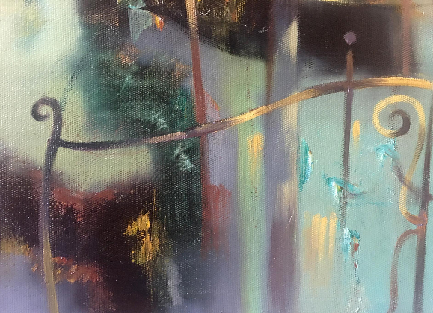 Abstract oil painting Venice Anatoly Tarabanov