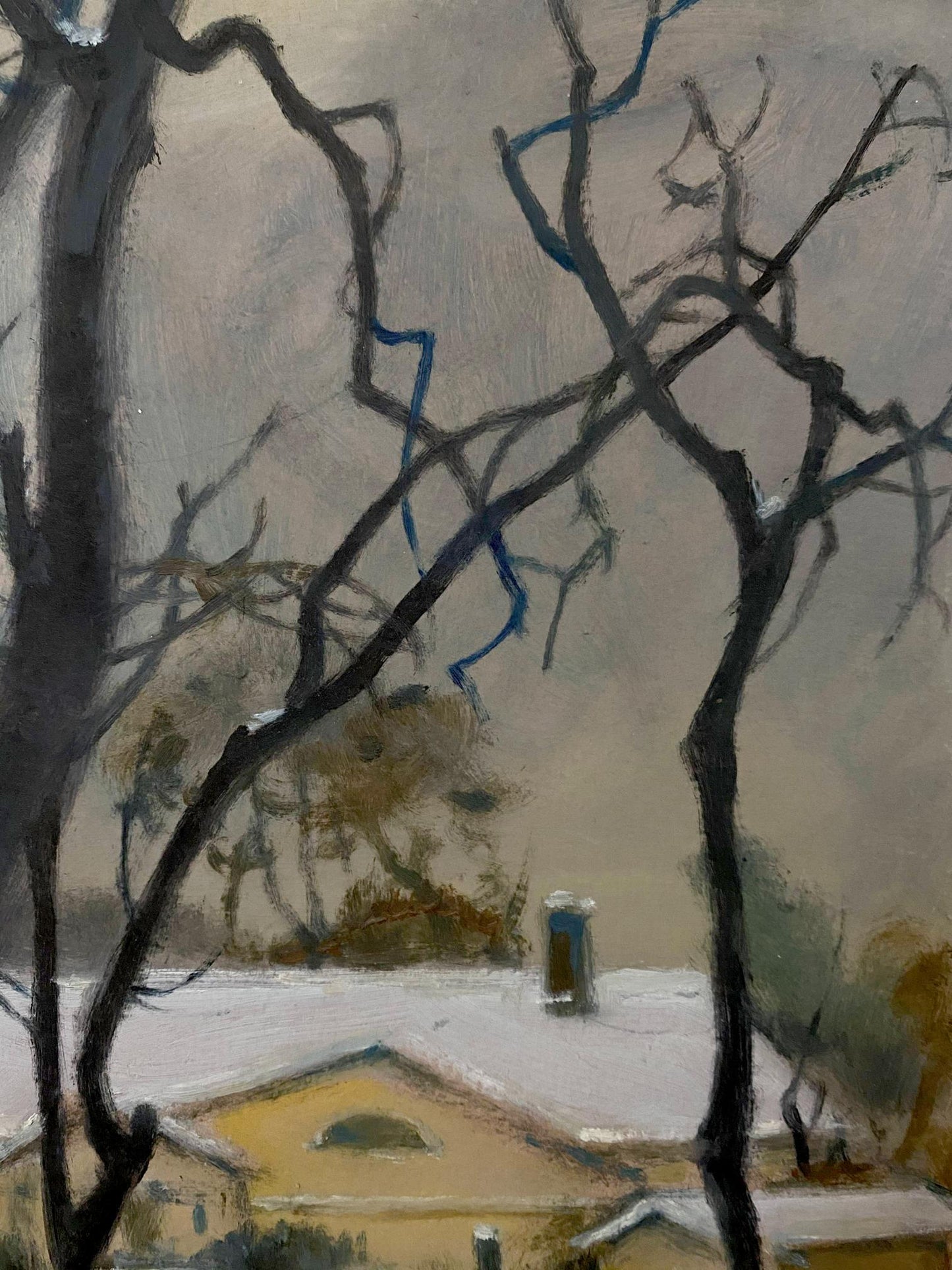 oil forest winter